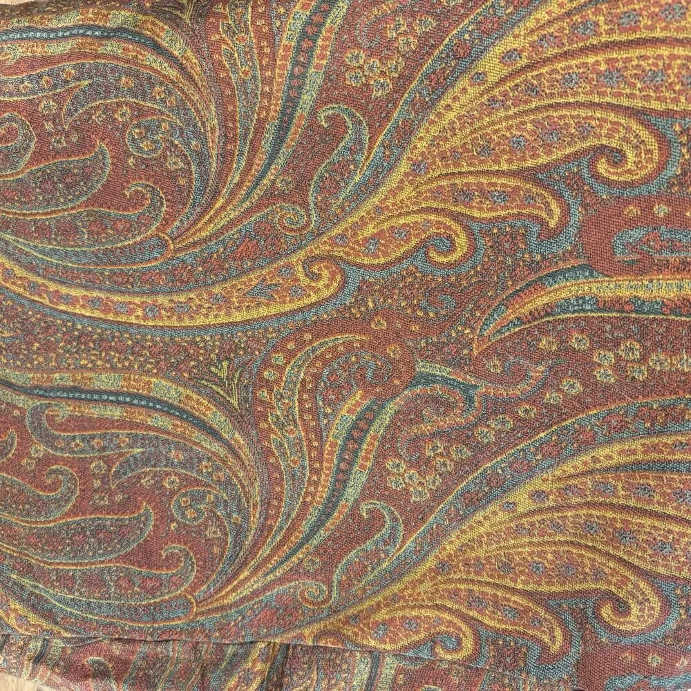 RALPH LAUREN Great Barrington Paisley King Cotton Fitted Sheet